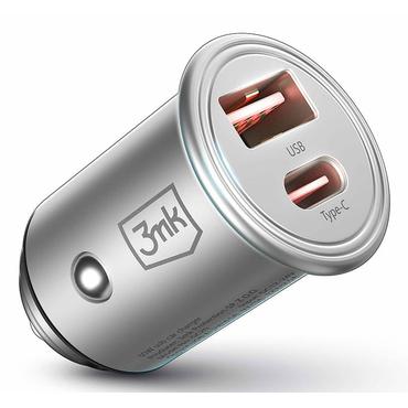 3MK Memo Hug Mobiltelefon, Laptop, Tablet Rustfrit stål USB Hurtig opladning Automatisk