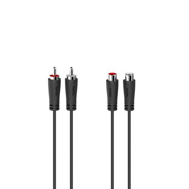 Hama 00205094 lydkabel 3 m 2 x RCA Sort