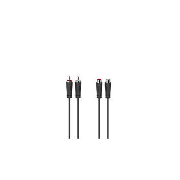Hama 00205094 lydkabel 3 m 2 x RCA Sort