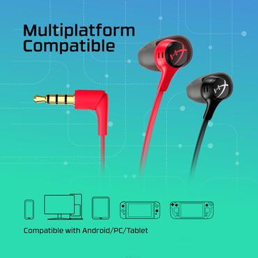 HyperX Cloud Earbuds II sort