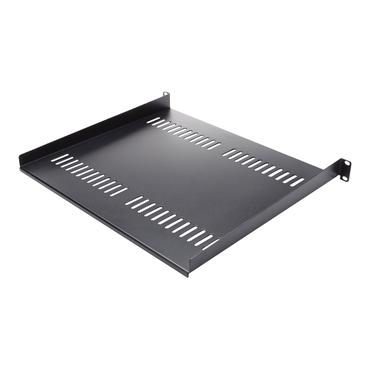 StarTech.com 1U Vented Server Rack Cabinet Shelf, 16in Deep Fixed Cantilever Tray, Rackmount Shelf for 19" AV/Data/Network Equipment Enclosure w/ Cage Nuts & Screws, 44lbs Weight Capacity