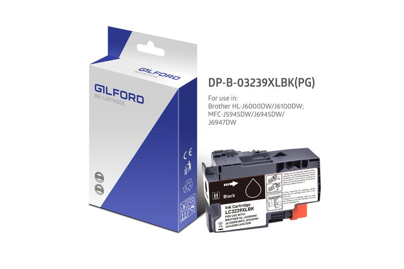 Gilford - svart - kompatibel - bl&auml;ckpatron (alternativ f&ouml;r: Brother LC3239BK)