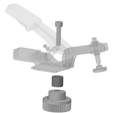 BESSEY STC-VH50-T20 klemme Fastsp&aelig;ndingss&aelig;t 4 cm Sort, R&oslash;d, St&aring;l