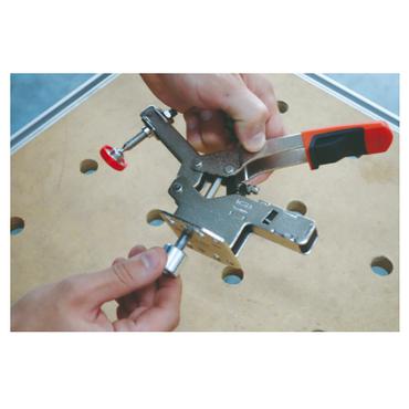 BESSEY STC-VH50-T20 klemme Fastsp&aelig;ndingss&aelig;t 4 cm Sort, R&oslash;d, St&aring;l