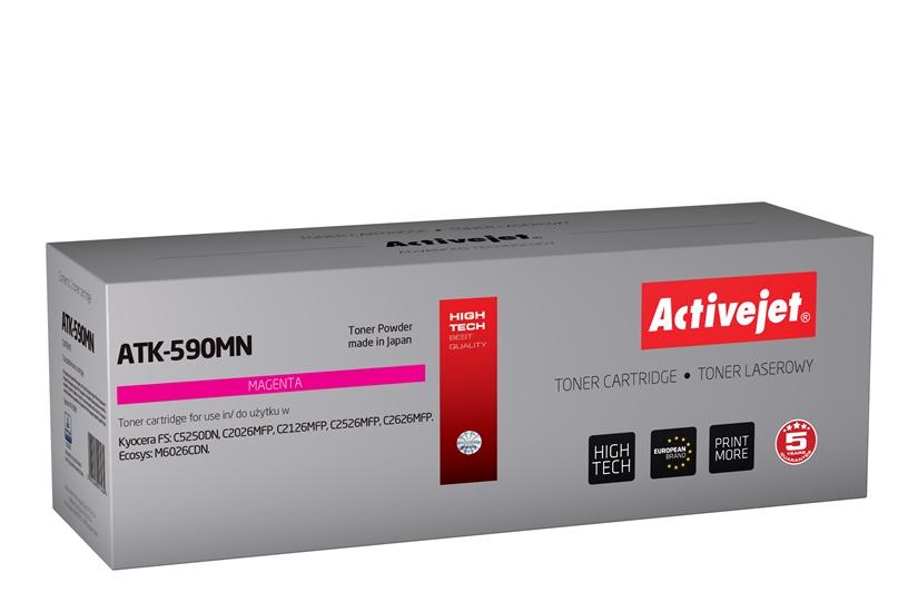 Activejet Tonerpatron ATK-590BN (Kyocera erstatning TK-590BK; Supreme; 7000 sider; sort)