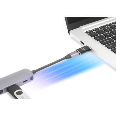 MANHATTAN USB-A auf USB-C Adapter USB 3.2 Gen 2 10Gbps