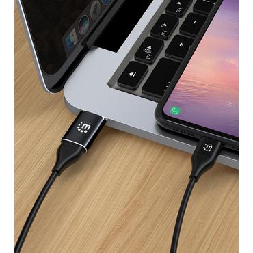 MANHATTAN USB-A auf USB-C Adapter USB 3.2 Gen 2 10Gbps
