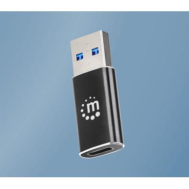 MANHATTAN USB-A auf USB-C Adapter USB 3.2 Gen 2 10Gbps