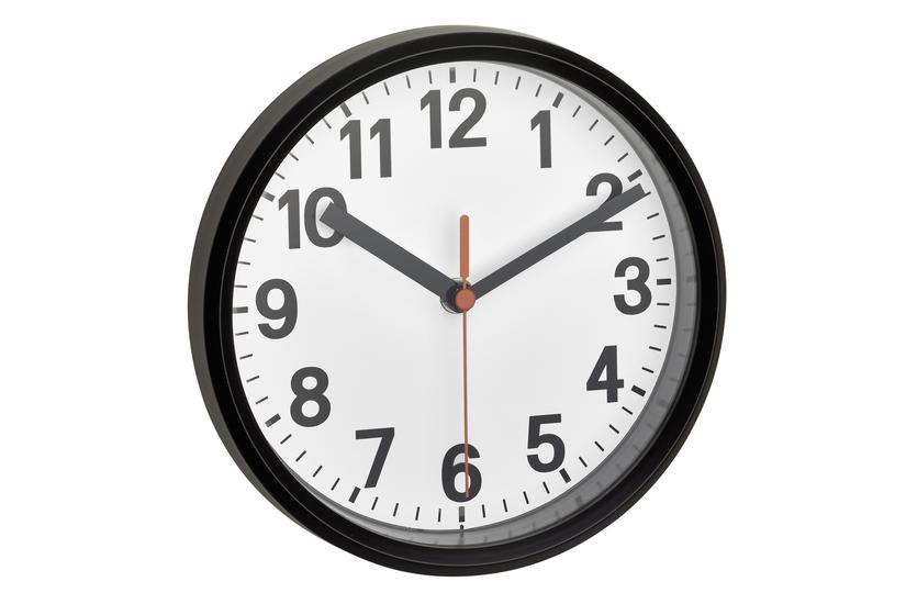 TFA 60.3538.01 Analogue radio wall clock black