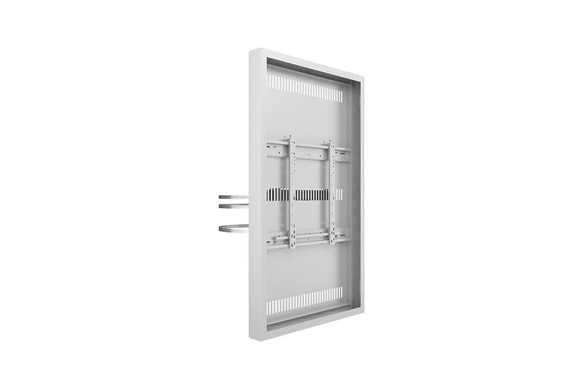 Multibrackets M Pro Series indelukke - for digitalt skiltepanel - medium - hvid