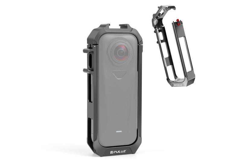 Puluz Kameraväska - Insta360 X4 Air - Grå - Aluminiumslegering - 0.09 g - 12.9 mm - 2.1 mm