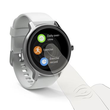 Hama Fit Watch 4910 2,77 cm (1.09") LCD 45 mm Digital Berøringsskærm Sølv GPS (satellit)