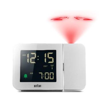 Braun 67161 v&aelig;kkeur Digital alarmur Hvid