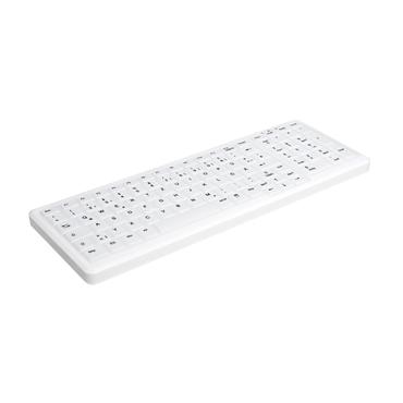 Contour Design AK-C7000 tastatur Medicinsk RF trådløs + USB QWERTY Norsk Hvid