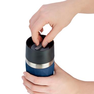 EMSA Travel Mug Compact 300 ml Blå, Rustfrit stål