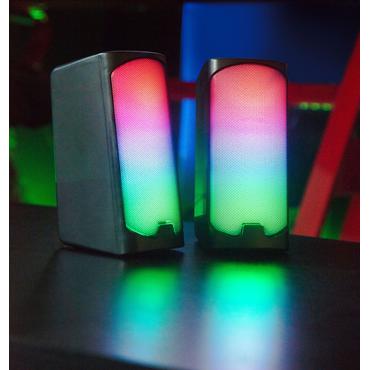 Speedlink Lautsprecher TONOS RGB. Stereo. schwarz retail