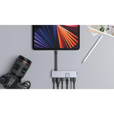 HYPER HD575-GRY-GL laptop dock/port replicator USB 3.2 Gen 1 (3.1 Gen 1) Type-C Grey