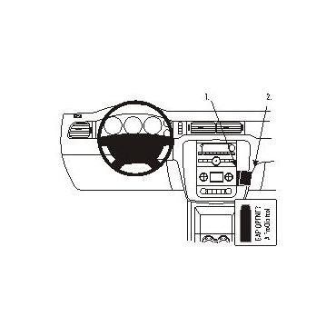Brodit ProClip Angled mount - beslag til montering