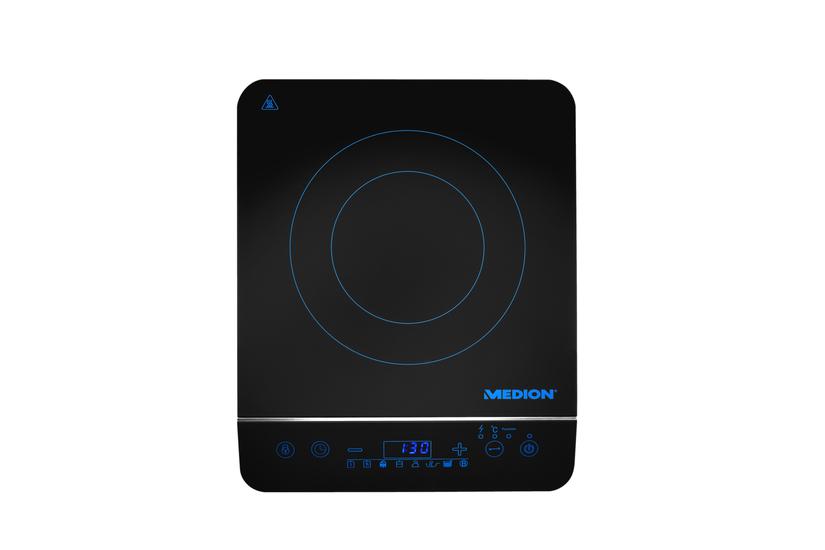 MEDION MD 17595 Black Countertop Zone induction hob 1 zone(s)