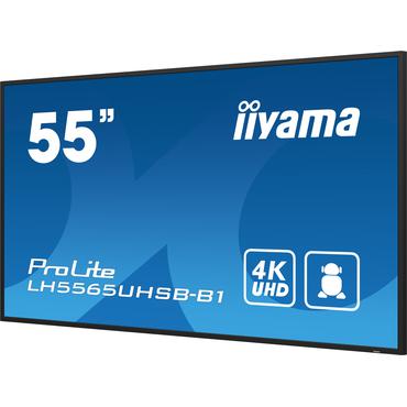 iiyama ProLite LH5565UHSB-B1 55" Klass (54.6" visbar) LED-bakgrundsbelyst LCD-skärm