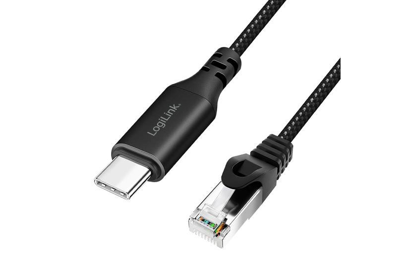 LogiLink CU0411 netværkskabel Sort 1,5 m Cat6 S/FTP (S-STP)