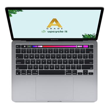 [upcycle it] Apple MacBook Pro 2018 (GRADE A) - Model 15,2 - i5-8279U 2.40GHz, 8 GB RAM, 256 GB SSD, Intel Iris Plus Graphics 655, 13" 2560x1600, Space Grey,  Touchbar, A1989