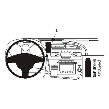 Brodit ProClip Center mount - beslag til montering