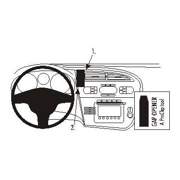 Brodit ProClip Center mount - beslag til montering