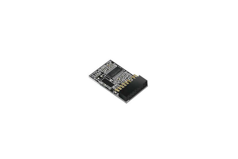 ASRock TPM2-S modul Infineon. 

ASRock TPM2-S-modulen Infineon.