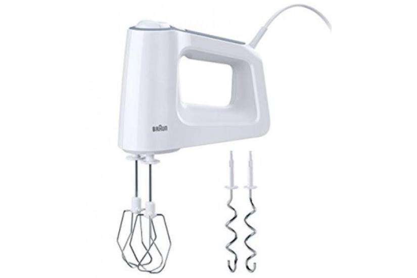 Braun HM 5000 WH. Typ  Handmixer, KabellA¤nge  1,55 m. Produktfarbe  Grau, WeiAz. Leistung  700 W. Breite  211 mm, Tiefe  75 mm, HA¶he  163 mm (0X22211017)