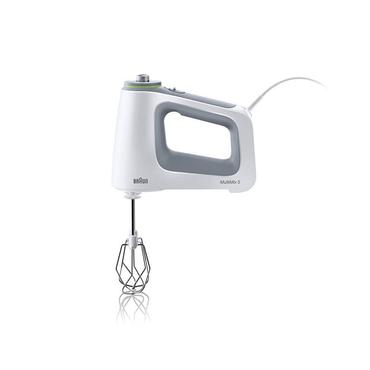 Braun HM 5000 WH. Typ  Handmixer, KabellA¤nge  1,55 m. Produktfarbe  Grau, WeiAz. Leistung  700 W. Breite  211 mm, Tiefe  75 mm, HA¶he  163 mm (0X22211017)