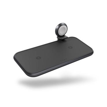 Zens Aluminium Series Dual + Watch (without Watch Cable) tr&aring;dl&ouml;s laddningsmatta - USB - 45 Watt