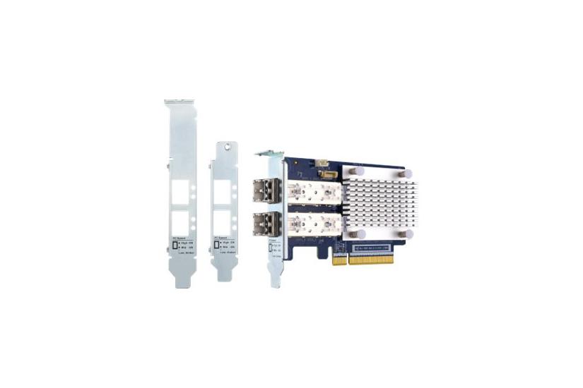 Qnap Qxp 16g2fc Vært Bus Adapter Pcie 3.0 X8 16gb Fibre Channel Gen 5 X 2