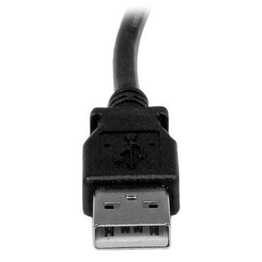 StarTech.com 2m USB 2.0 A to Right Angle B Cable Cord - 2 m USB Printer Cable - Right Angle USB B Cable - 1x USB A (M), 1x USB B (M) (USBAB2MR) - USB-kabel - USB typ B till USB - 2 m