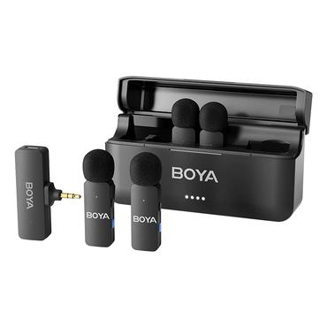 BOYA Wireless 2.4 GHz Microphone x4 BY-V4 3.5mm TRS