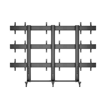 Multibrackets M Public Video Wall Stand 9-Screens st&auml;ll - f&ouml;r 9 LCD-displayer - svart