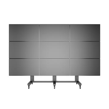 Multibrackets M Public Video Wall Stand 9-Screens st&auml;ll - f&ouml;r 9 LCD-displayer - svart