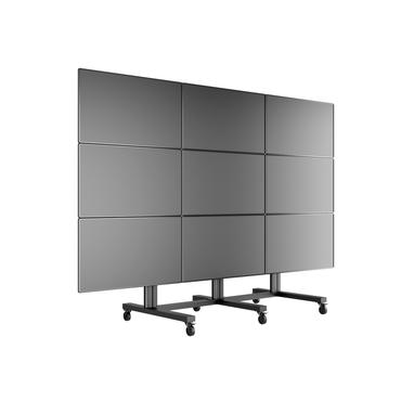 Multibrackets M Public Video Wall Stand 9-Screens st&auml;ll - f&ouml;r 9 LCD-displayer - svart