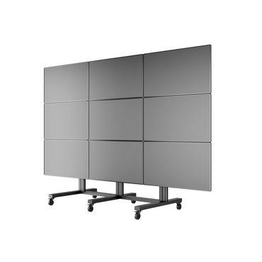 Multibrackets M Public Video Wall Stand 9-Screens st&auml;ll - f&ouml;r 9 LCD-displayer - svart