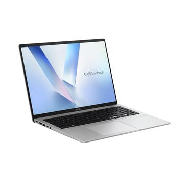 ASUS Vivobook 16 X1607QA-MB055W Snapdragon X1-26-100 Laptop 40,6 cm (16") WUXGA 16 GB LPDDR5x-SDRAM 512 GB SSD Wi-Fi 6E (802.11ax) Windows 11 Home Tysk Sølv