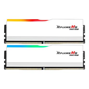 DIMM 64 GB DDR5-6000 (2x 32 GB) Dual-Kit (F5-6000J3040G32GX2-RM5NRW, Ripjaws M5 Neo, INTEL XMP, AMD EXPO)