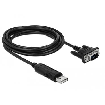 Delock - seriell kabel - USB till DB-9 - 1.8 m