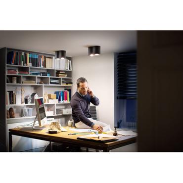 White Ambiance Pillar Doppelspot (schwarz, inkl. Dimmschalter)