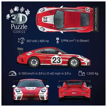 Ravensburger 12008038 puslespil 3D puslespil 108 stk Køretøjer