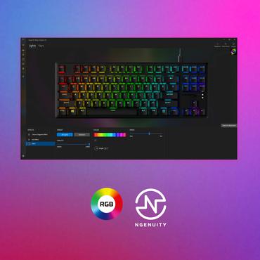 HyperX Alloy Origins Core PBT HX blåt – mekanisk gaming-tastatur