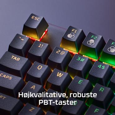 HyperX Alloy Origins Core PBT HX blåt – mekanisk gaming-tastatur