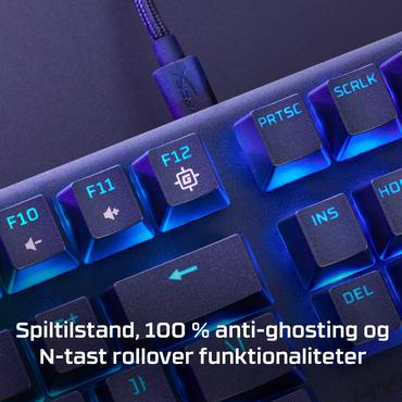 HyperX Alloy Origins Core PBT HX blåt – mekanisk gaming-tastatur