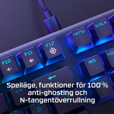 HyperX Alloy Origins Core PBT HX blåt – mekanisk gaming-tastatur