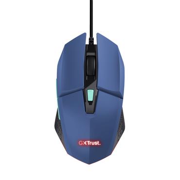 Trust GXT 109P Felox - mus - med belysning, gaming - USB - brilliant blue