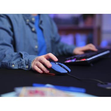 Trust GXT 109P Felox - mus - med belysning, gaming - USB - brilliant blue